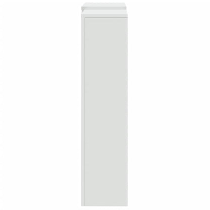 Radiator Cover White 205 x 21.5 x 83.5 cm Engineered Wood