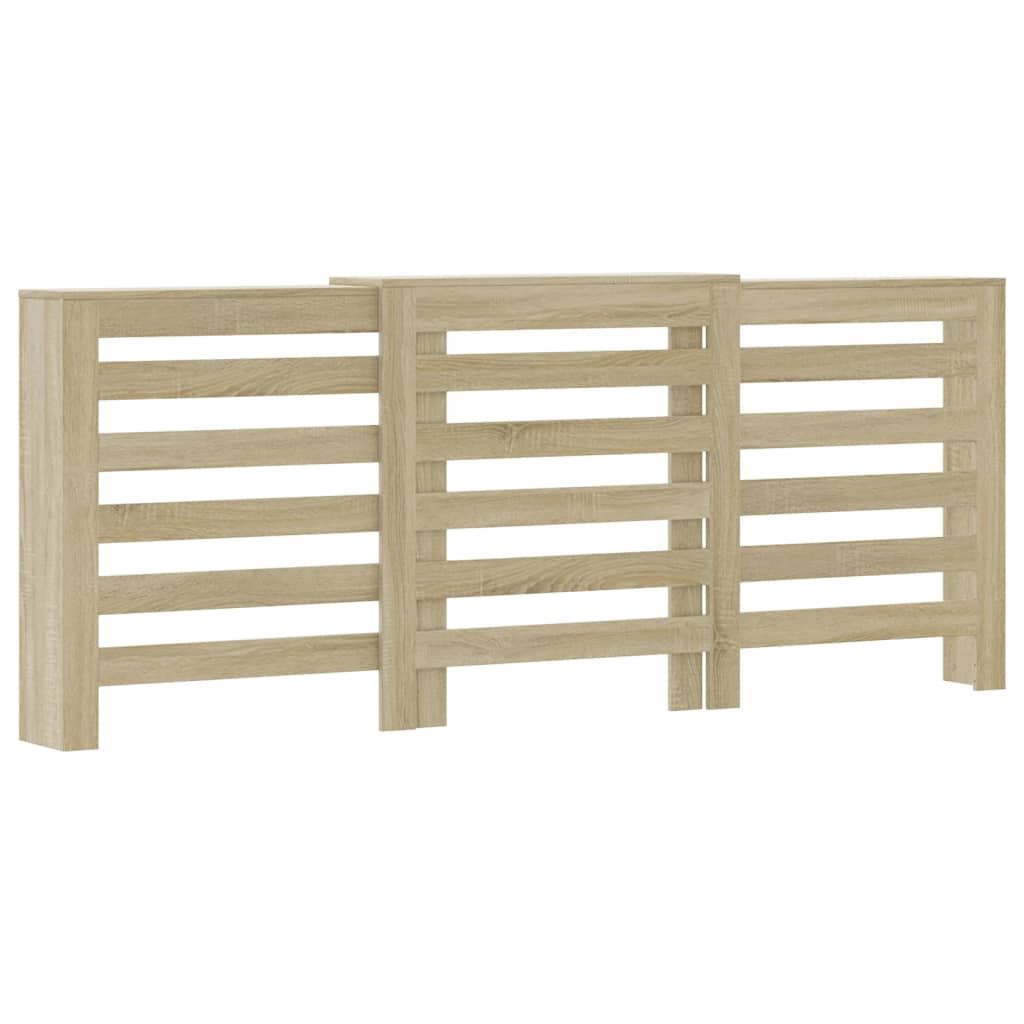 Radiator Cover Sonoma Oak 205 x 21.5 x 83.5 cm Engineered Wood