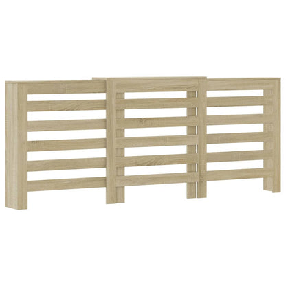 Radiator Cover Sonoma Oak 205 x 21.5 x 83.5 cm Engineered Wood