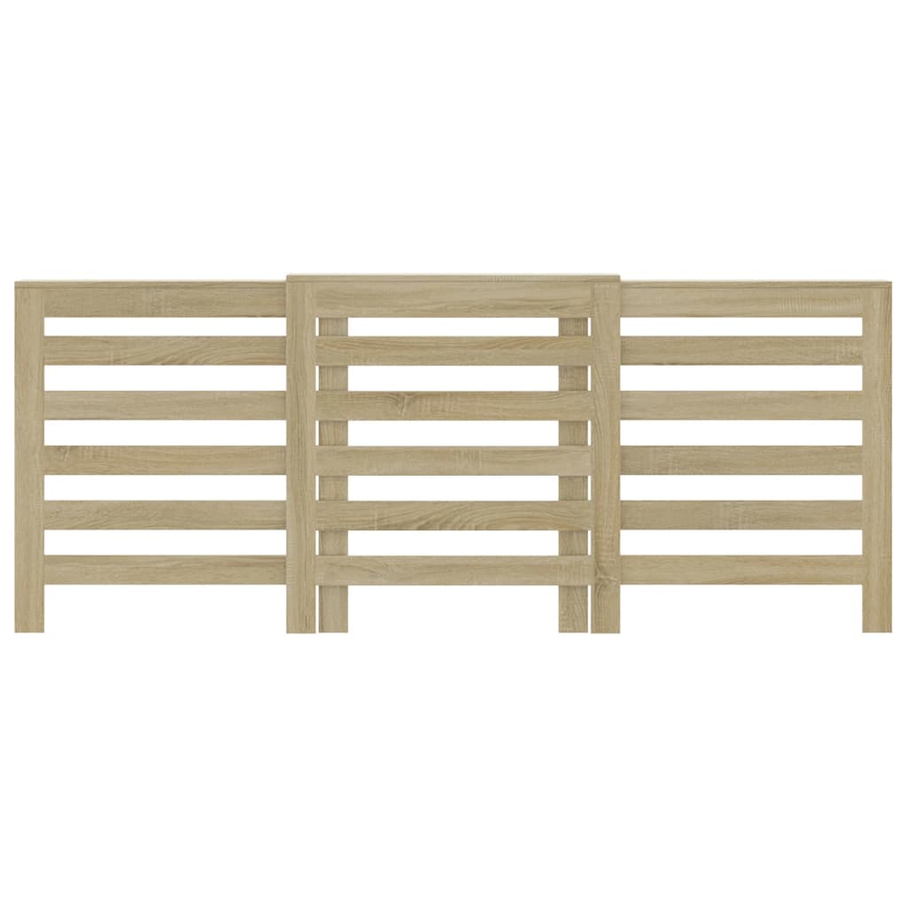 Radiator Cover Sonoma Oak 205 x 21.5 x 83.5 cm Engineered Wood