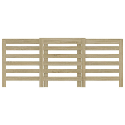 Radiator Cover Sonoma Oak 205 x 21.5 x 83.5 cm Engineered Wood