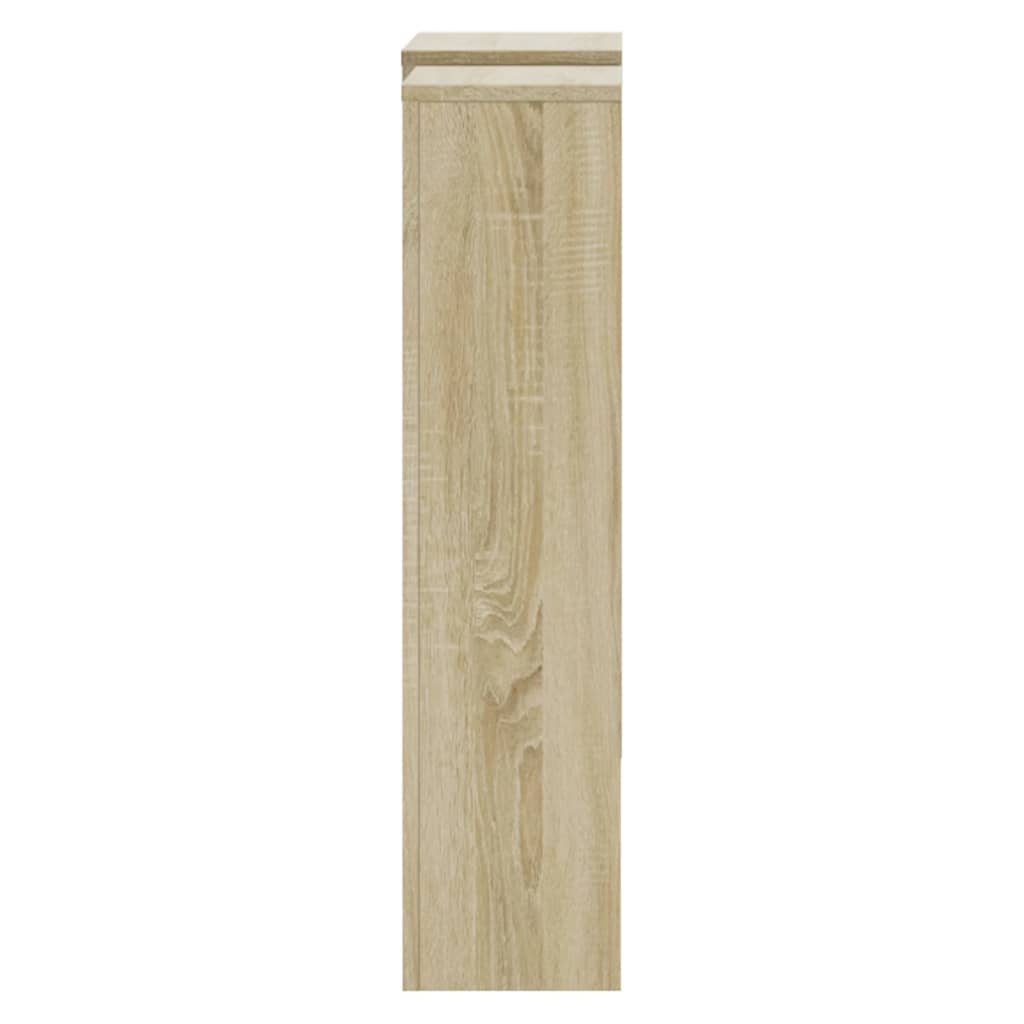 Radiator Cover Sonoma Oak 205 x 21.5 x 83.5 cm Engineered Wood