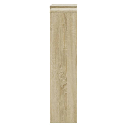 Radiator Cover Sonoma Oak 205 x 21.5 x 83.5 cm Engineered Wood