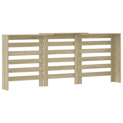 Radiator Cover Sonoma Oak 205 x 21.5 x 83.5 cm Engineered Wood