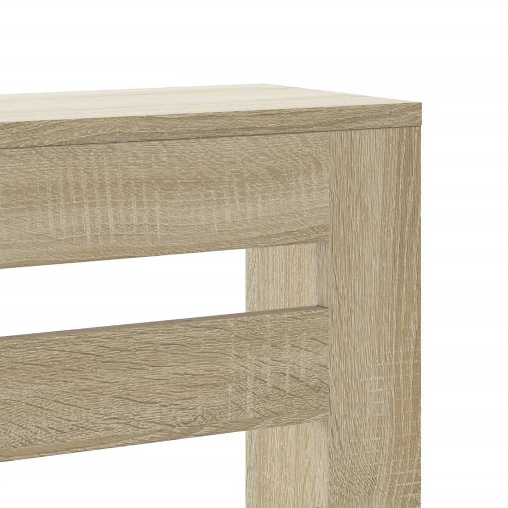 Radiator Cover Sonoma Oak 205 x 21.5 x 83.5 cm Engineered Wood