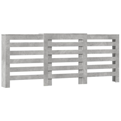 Radiator Cover Concrete Grey 205 x 21.5 x 83.5 cm