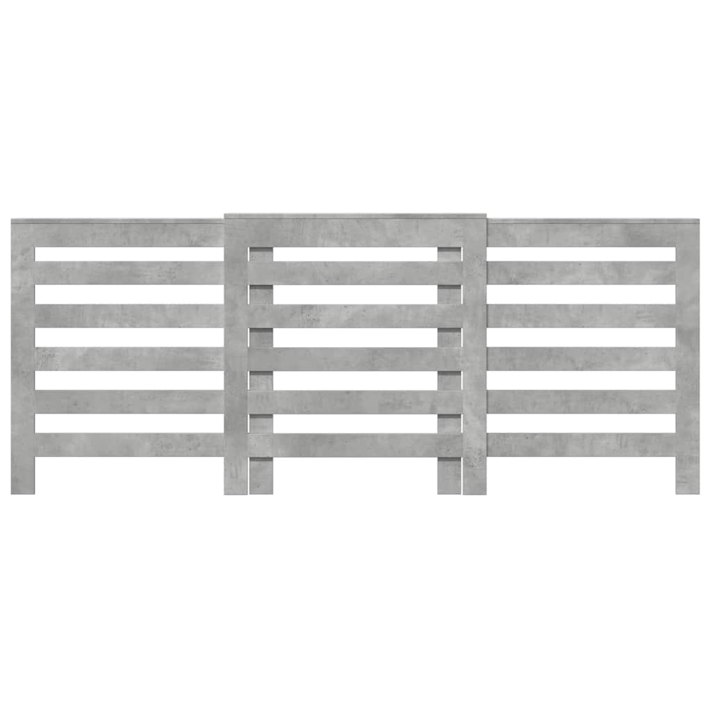 Radiator Cover Concrete Grey 205 x 21.5 x 83.5 cm