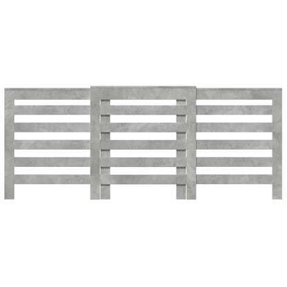 Radiator Cover Concrete Grey 205 x 21.5 x 83.5 cm