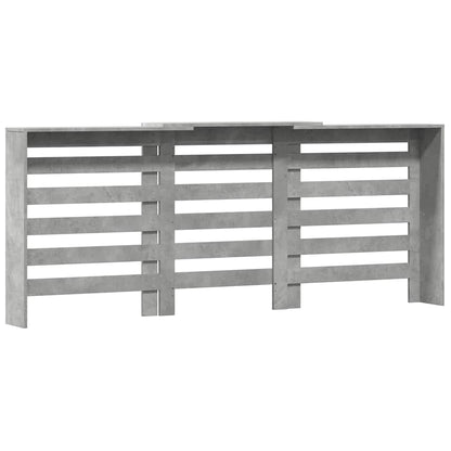 Radiator Cover Concrete Grey 205 x 21.5 x 83.5 cm