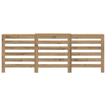 Radiator Cover Artisian Oak 205x21.5x83.5 cm Engineered Wood