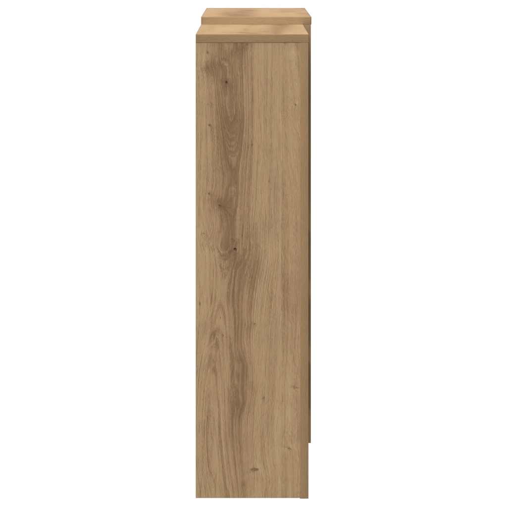 Radiator Cover Artisian Oak 205x21.5x83.5 cm Engineered Wood