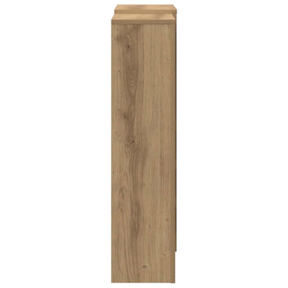 Radiator Cover Artisian Oak 205x21.5x83.5 cm Engineered Wood