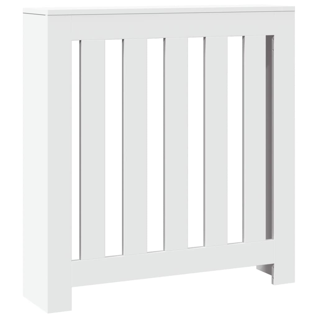 Radiator Cover White 78 x 20 x 82 cm Engineered Wood