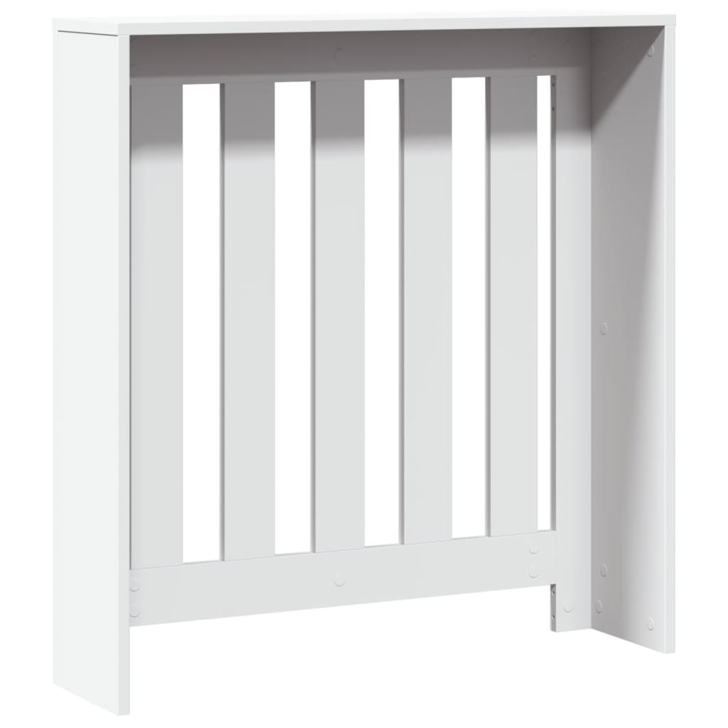Radiator Cover White 78 x 20 x 82 cm Engineered Wood