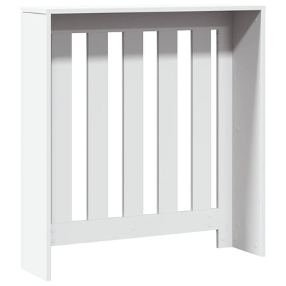 Radiator Cover White 78 x 20 x 82 cm Engineered Wood