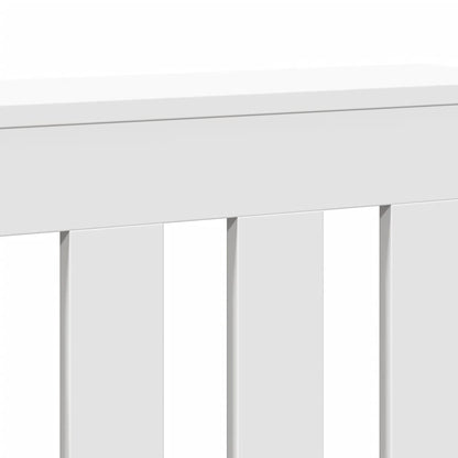 Radiator Cover White 78 x 20 x 82 cm Engineered Wood