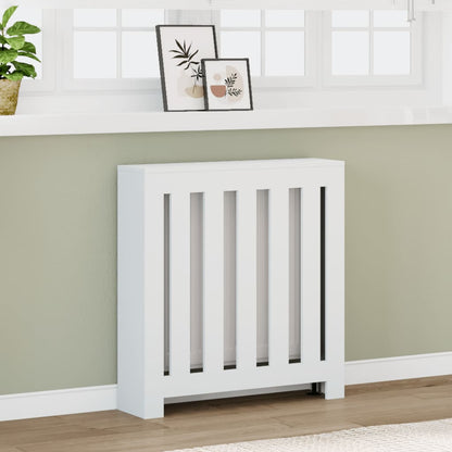 Radiator Cover White 78 x 20 x 82 cm Engineered Wood