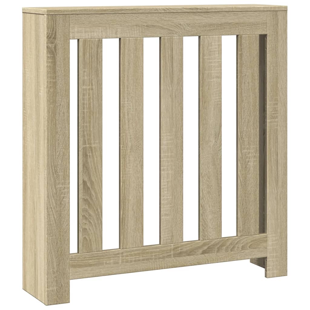 Radiator Cover Sonoma Oak 78 x 20 x 82 cm Engineered Wood