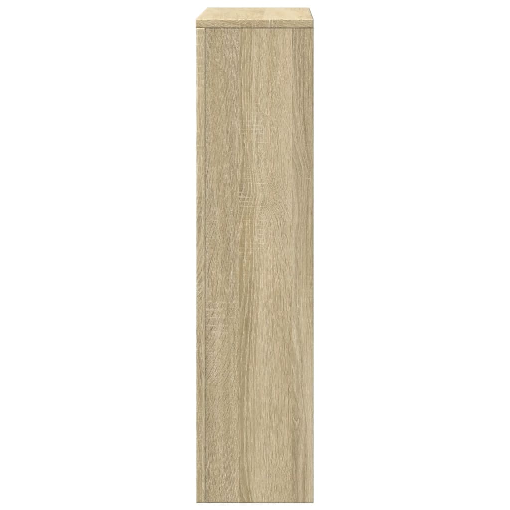 Radiator Cover Sonoma Oak 78 x 20 x 82 cm Engineered Wood
