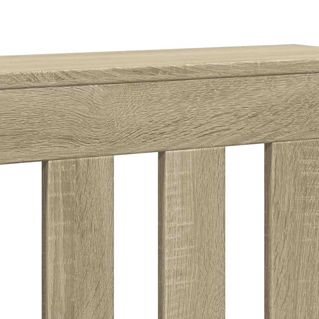 Radiator Cover Sonoma Oak 78 x 20 x 82 cm Engineered Wood