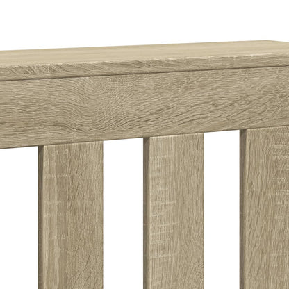 Radiator Cover Sonoma Oak 78 x 20 x 82 cm Engineered Wood