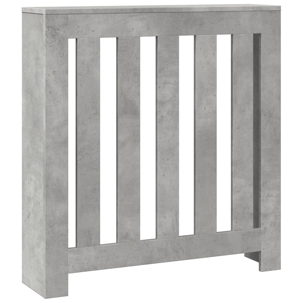 Radiator Cover Concrete Grey 78 x 20 x 82 cm Engineered Wood