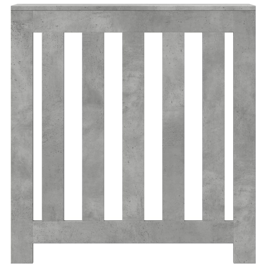 Radiator Cover Concrete Grey 78 x 20 x 82 cm Engineered Wood