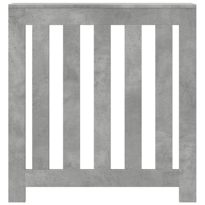Radiator Cover Concrete Grey 78 x 20 x 82 cm Engineered Wood