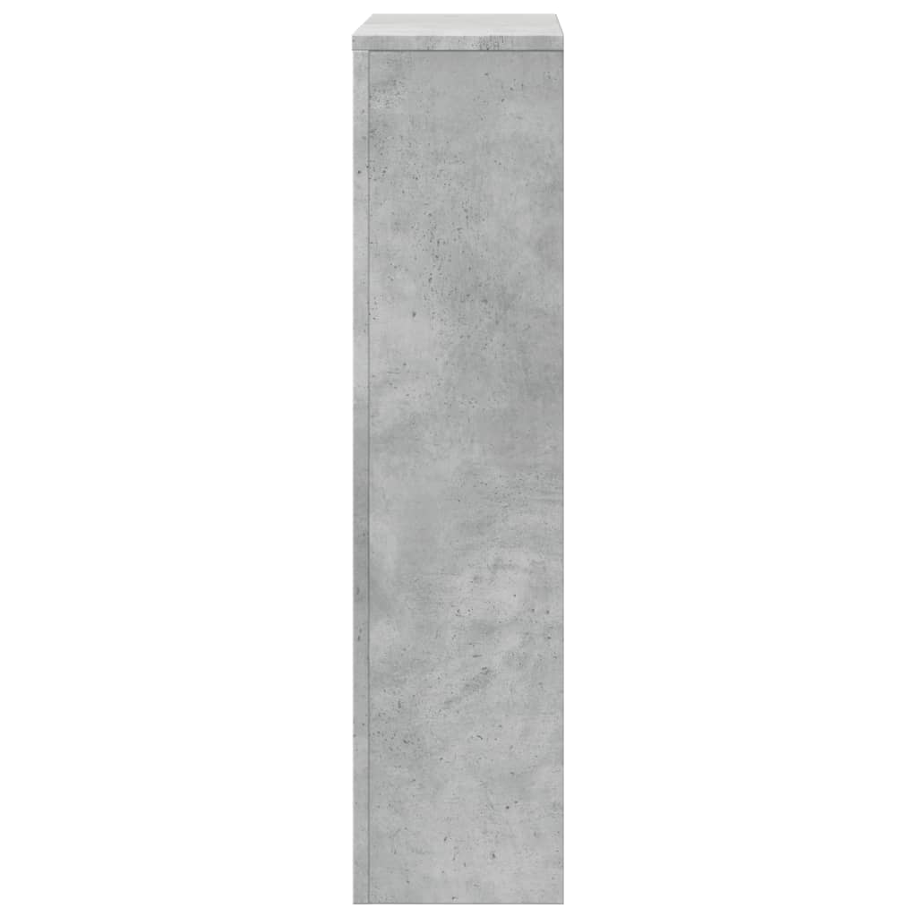 Radiator Cover Concrete Grey 78 x 20 x 82 cm Engineered Wood