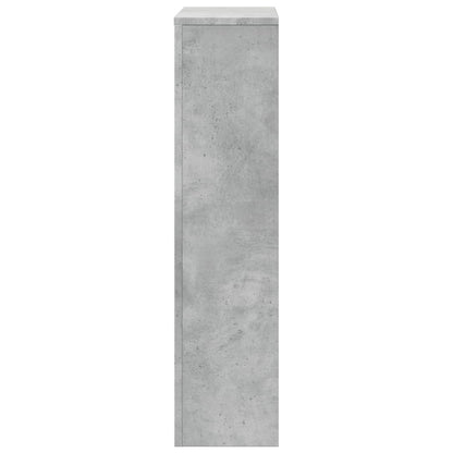 Radiator Cover Concrete Grey 78 x 20 x 82 cm Engineered Wood