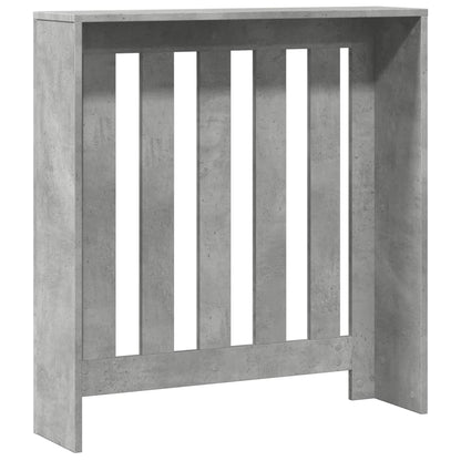 Radiator Cover Concrete Grey 78 x 20 x 82 cm Engineered Wood