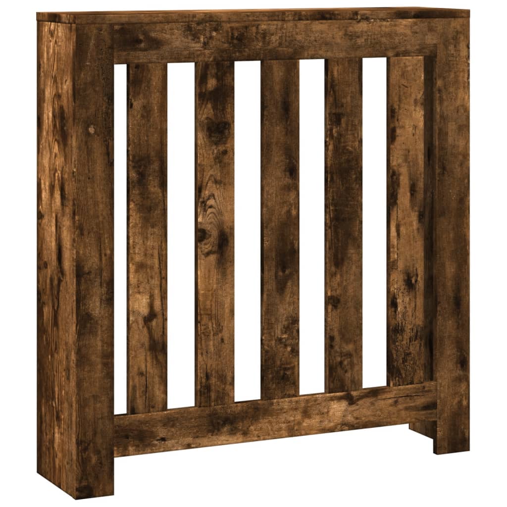 Radiator Cover Smoked Oak 78 x 20 x 82 cm Engineered Wood