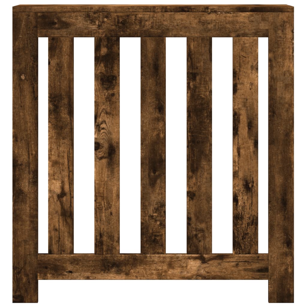 Radiator Cover Smoked Oak 78 x 20 x 82 cm Engineered Wood