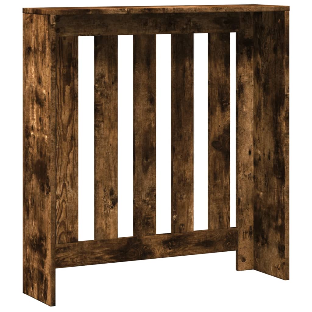 Radiator Cover Smoked Oak 78 x 20 x 82 cm Engineered Wood