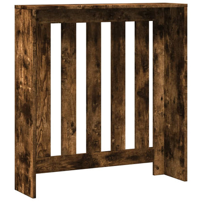 Radiator Cover Smoked Oak 78 x 20 x 82 cm Engineered Wood