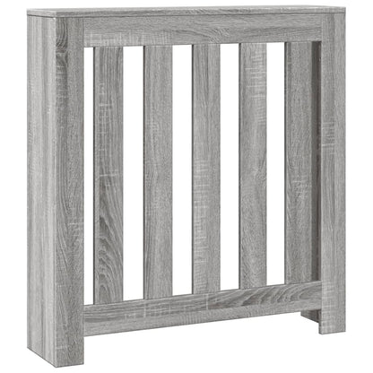 Radiator Cover Grey Sonoma 78 x 20 x 82 cm Engineered Wood