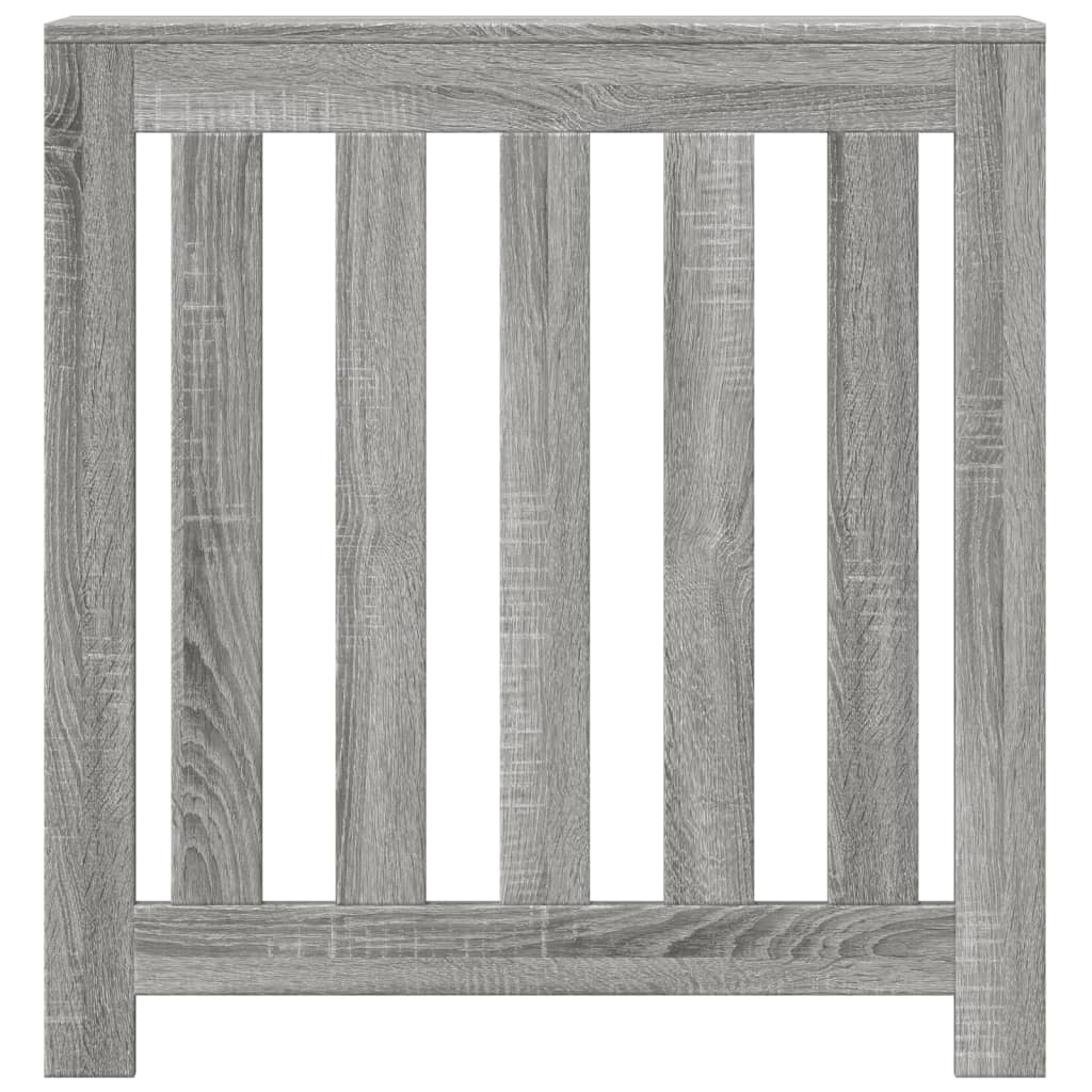 Radiator Cover Grey Sonoma 78 x 20 x 82 cm Engineered Wood