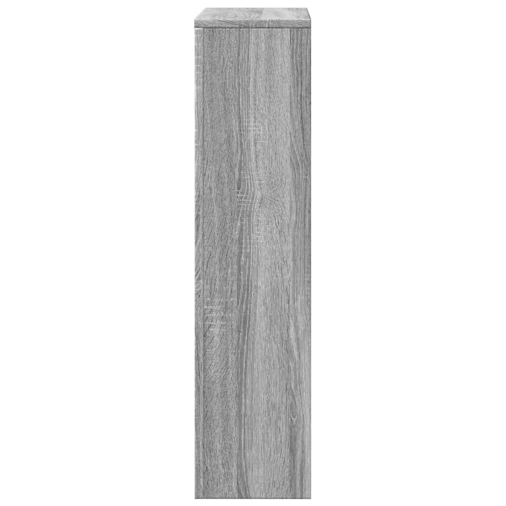 Radiator Cover Grey Sonoma 78 x 20 x 82 cm Engineered Wood