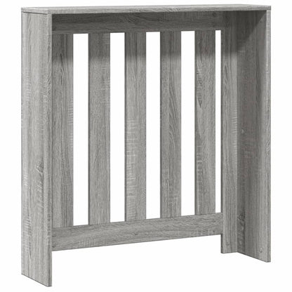 Radiator Cover Grey Sonoma 78 x 20 x 82 cm Engineered Wood