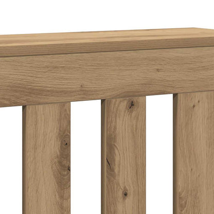 Radiator Cover Artisan Oak 78x20x82 cm Engineered Wood