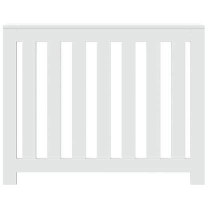 Radiator Cover White 104 x 20 x 82 cm Engineered Wood