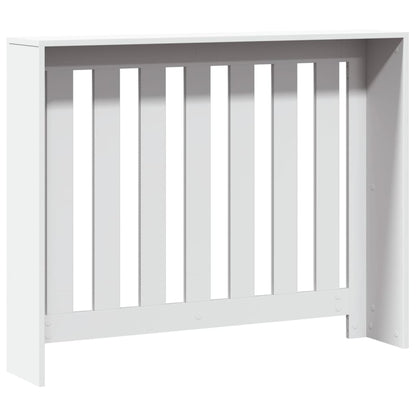 Radiator Cover White 104 x 20 x 82 cm Engineered Wood