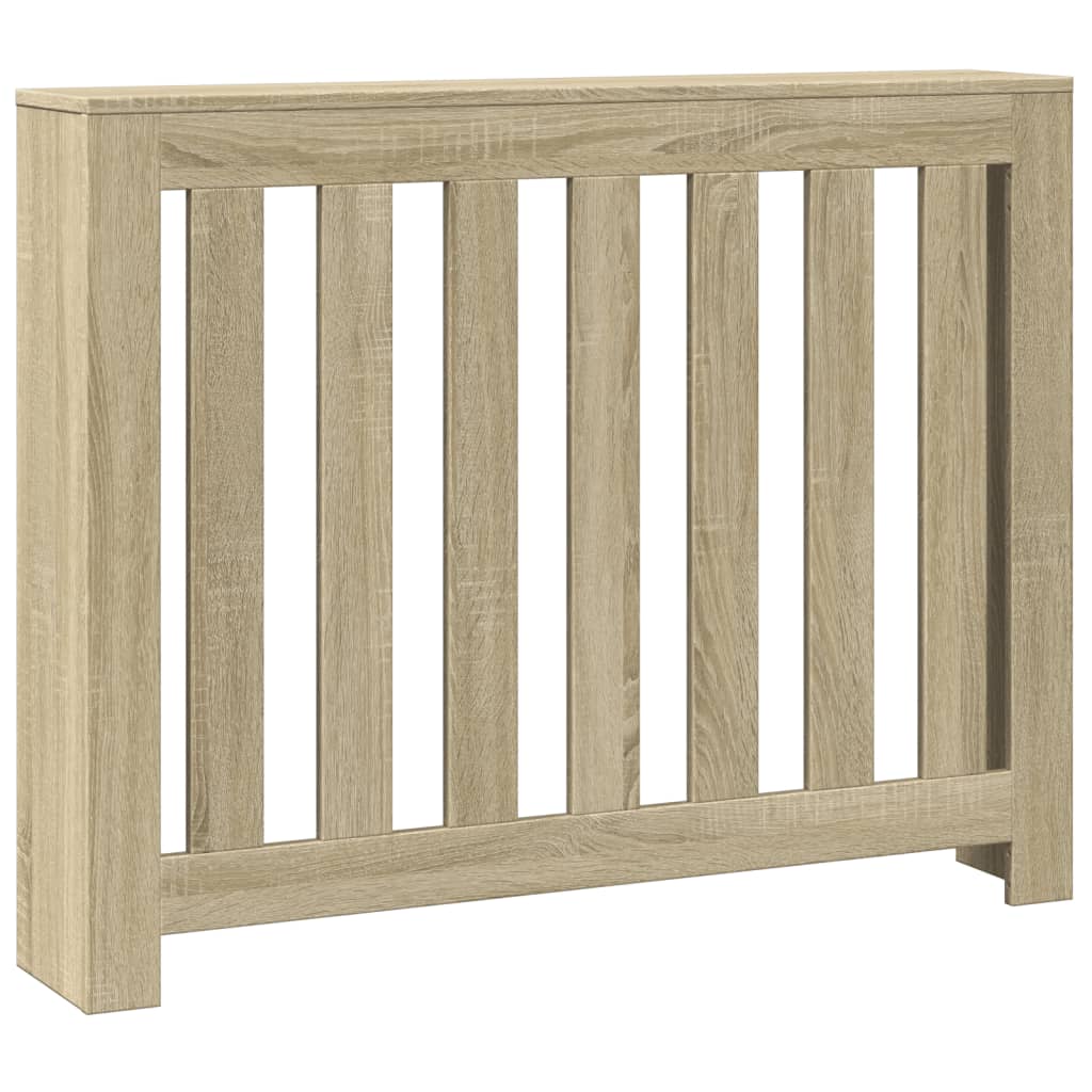 Radiator Cover Sonoma Oak 104x20x82 cm Engineered Wood