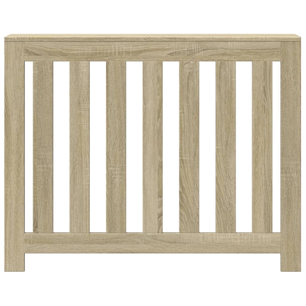 Radiator Cover Sonoma Oak 104x20x82 cm Engineered Wood