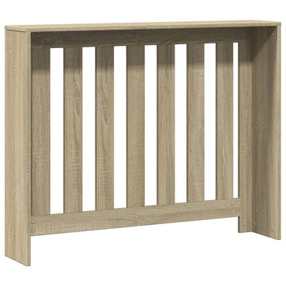 Radiator Cover Sonoma Oak 104x20x82 cm Engineered Wood