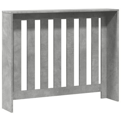 Radiator Cover Concrete Grey 104 x 20 x 82 cm Engineered Wood
