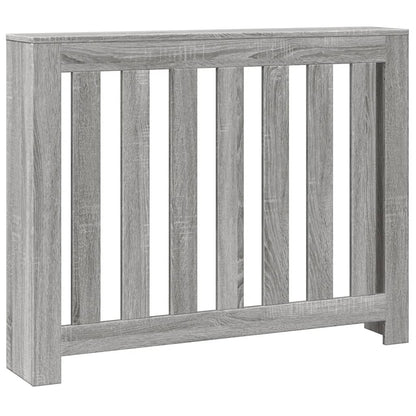 Radiator Cover Grey Sonoma 104 x 20 x 82 cm Engineered Wood