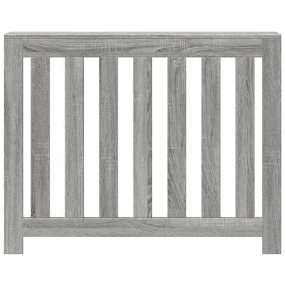 Radiator Cover Grey Sonoma 104x20x82 cm Engineered Wood