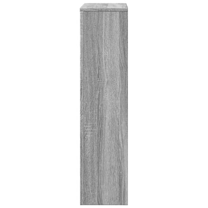 Radiator Cover Grey Sonoma 104 x 20 x 82 cm Engineered Wood