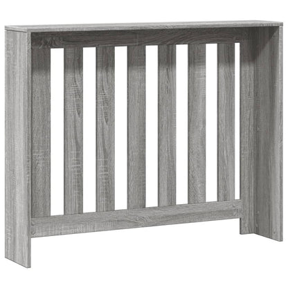 Radiator Cover Grey Sonoma 104 x 20 x 82 cm Engineered Wood